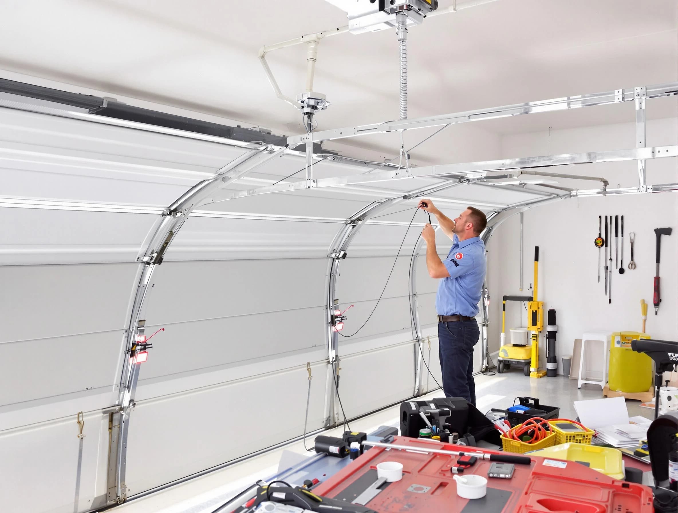 Garage door cable repair service by Guthrie Garage Door Repair in Guthrie