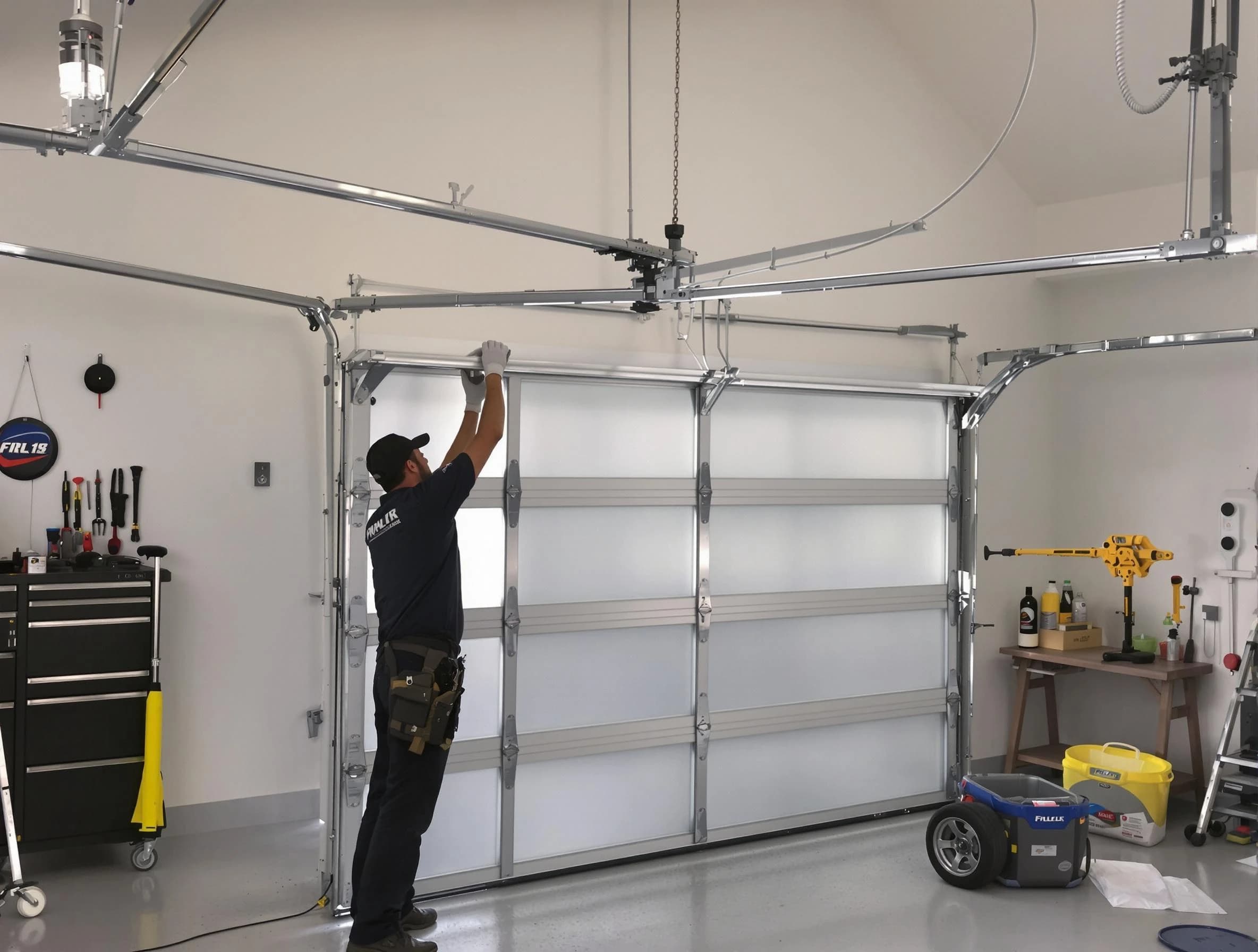 Guthrie Garage Door Repair certified team performing precision garage door installation in Guthrie