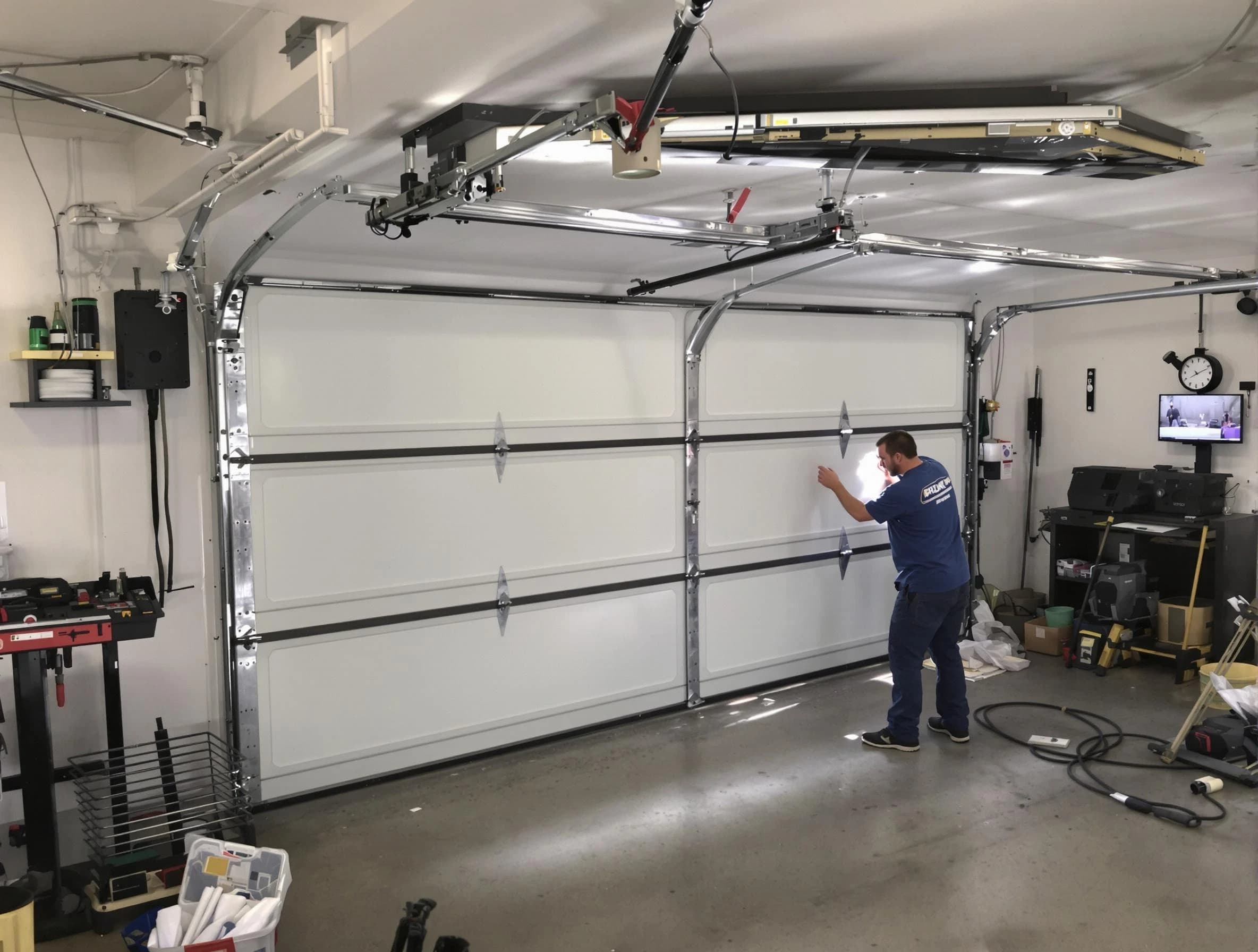 Professional garage door repair service by Guthrie Garage Door Repair in Guthrie
