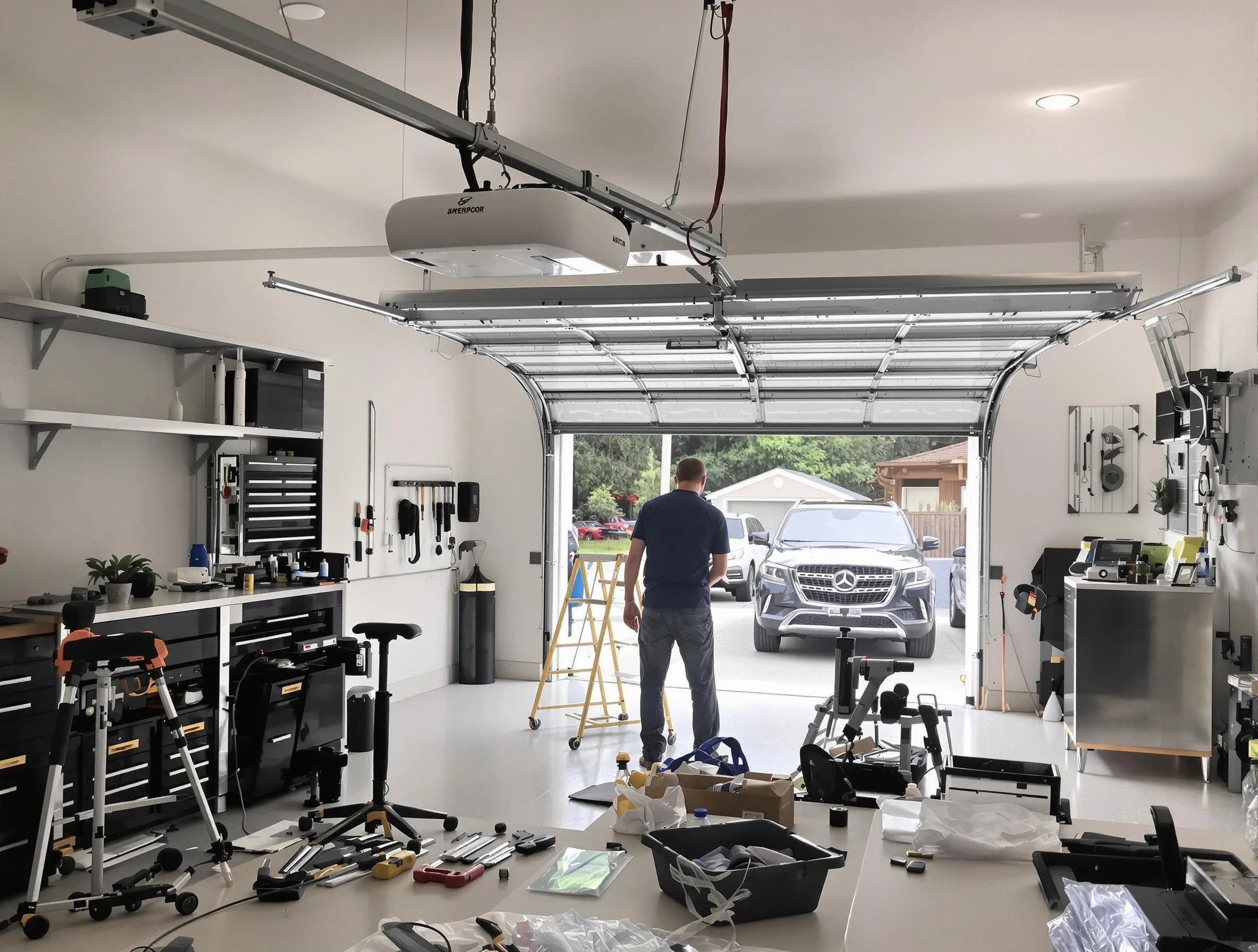 Garage door opener installation by Guthrie Garage Door Repair in Guthrie