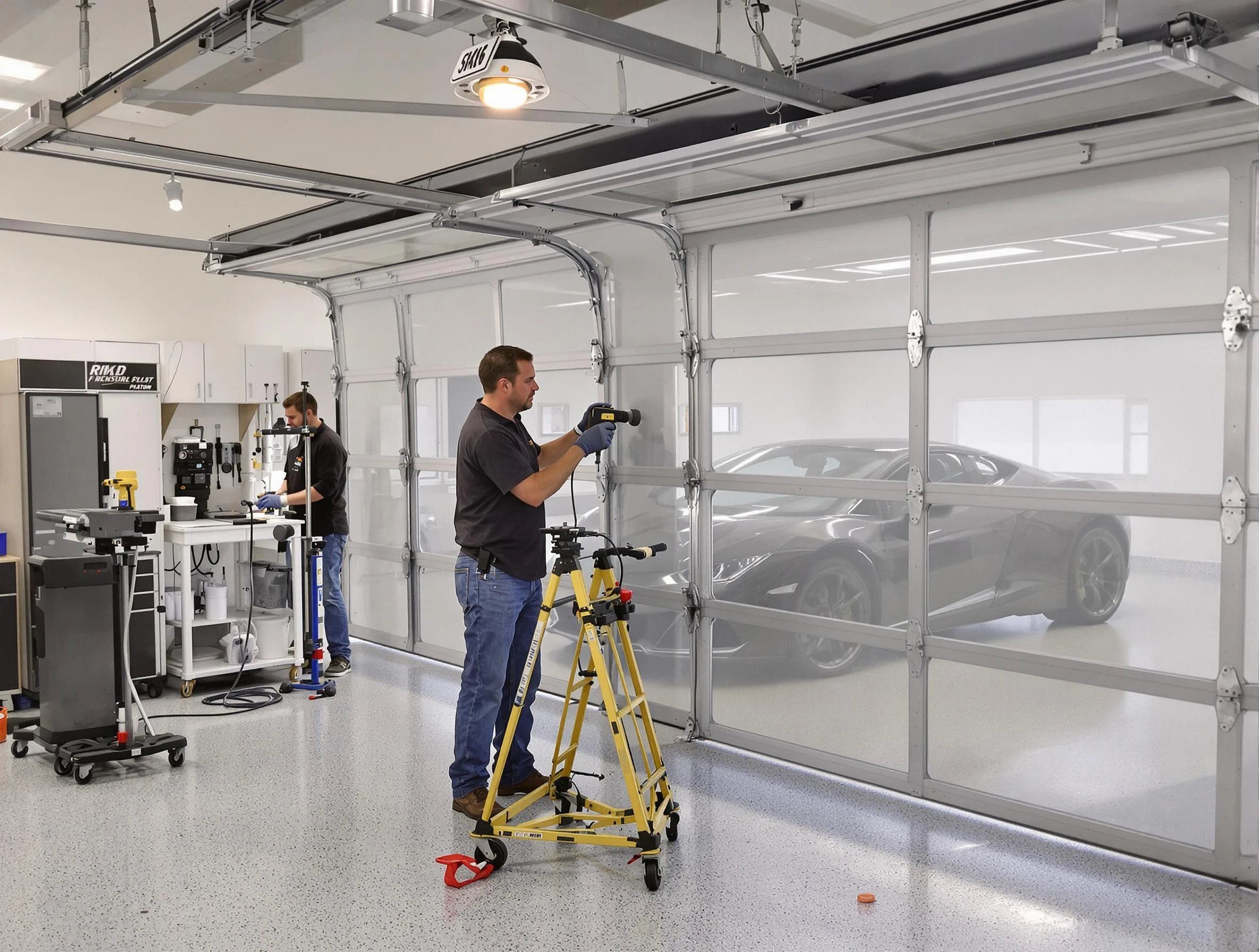 Garage Door Dents Repair in Guthrie