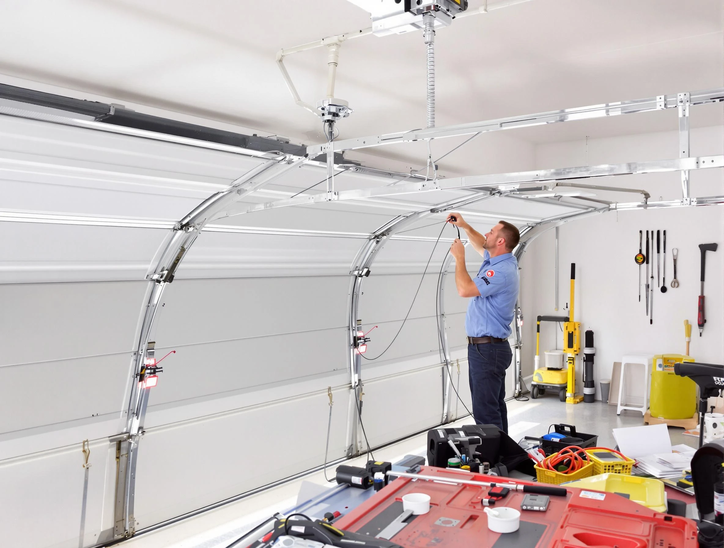 Garage door cable repair service by Guthrie Garage Door Repair in Guthrie