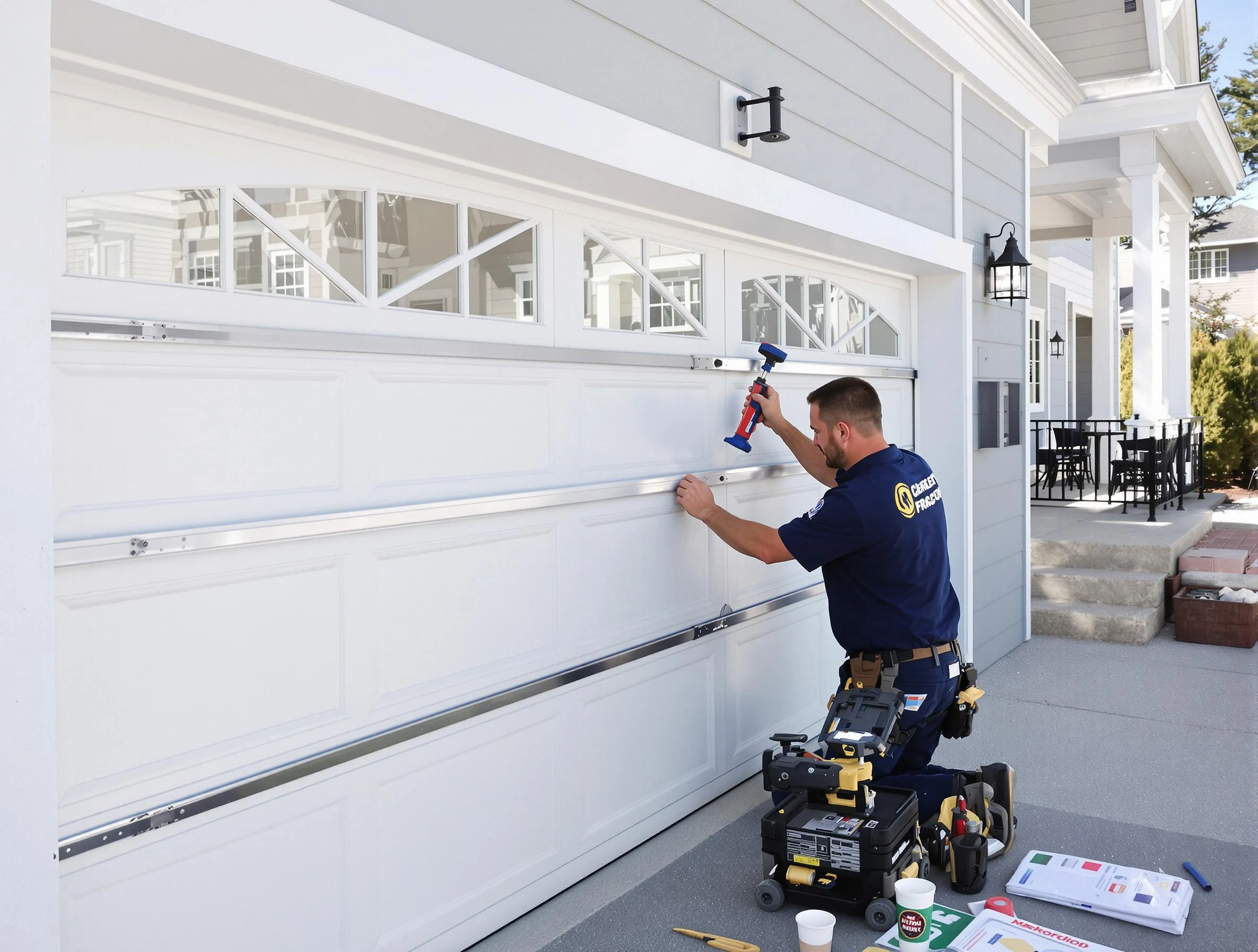 Professional garage door installation by Guthrie Garage Door Repair in Guthrie