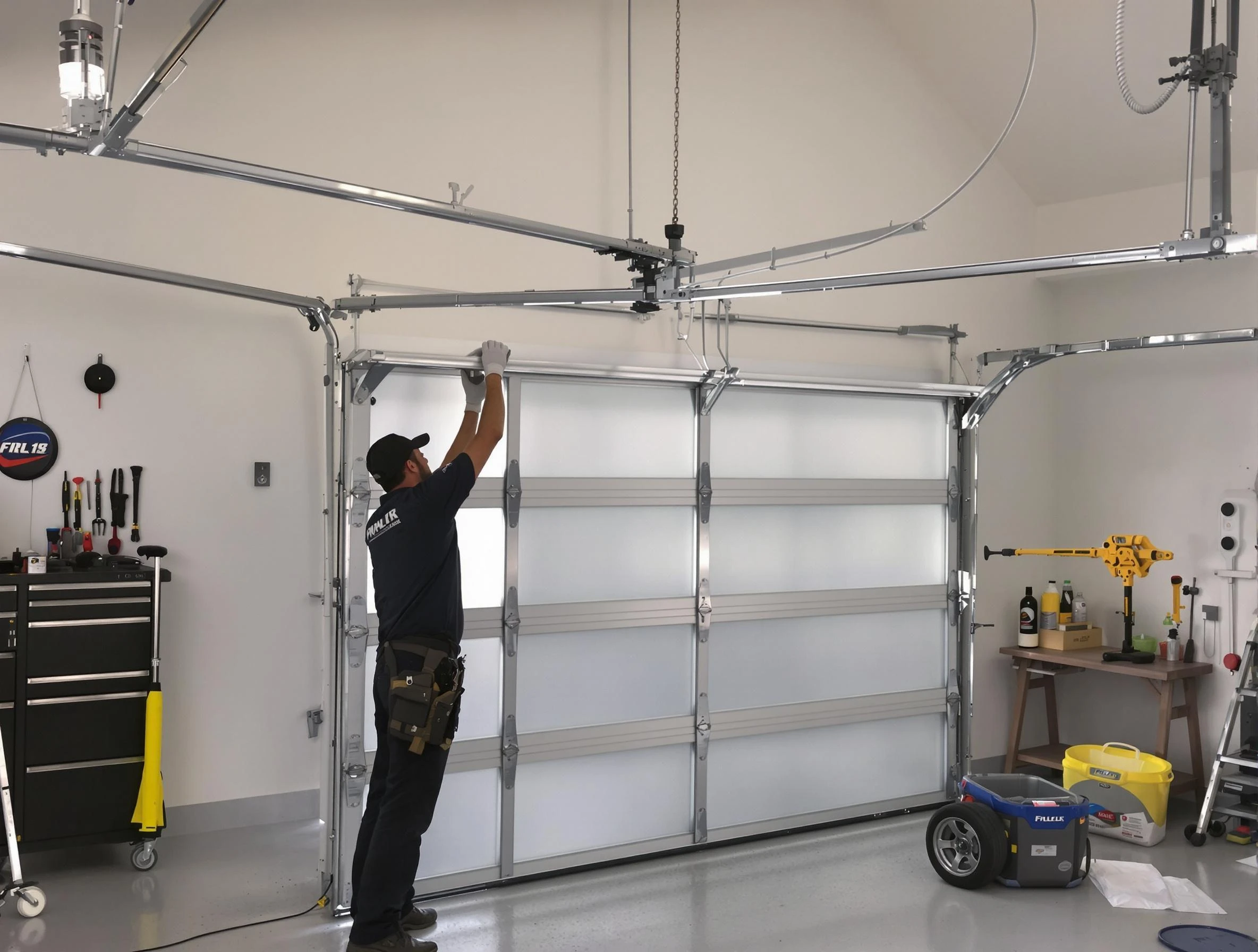 Guthrie Garage Door Repair certified team performing precision garage door installation in Guthrie